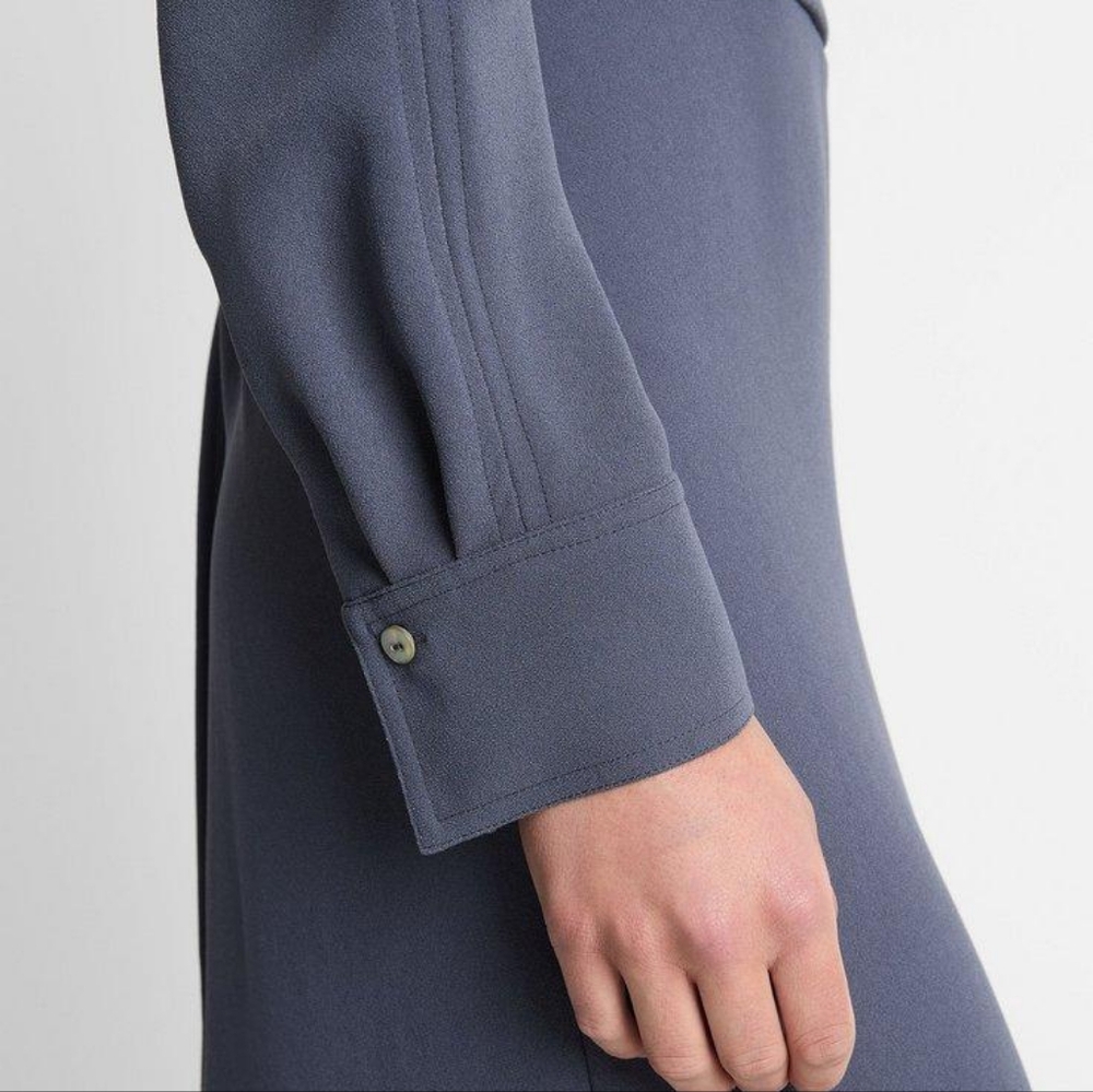 Vince. Shaped Collar Dolman-Sleeve Dress - Picture 2 of 11